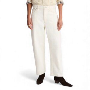 Madewell The Petite Darted Barrel-Leg Jean Size 32 Petite